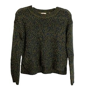 Levi’s XS Woman's Wool Blend Crop Sweater Blue X-small